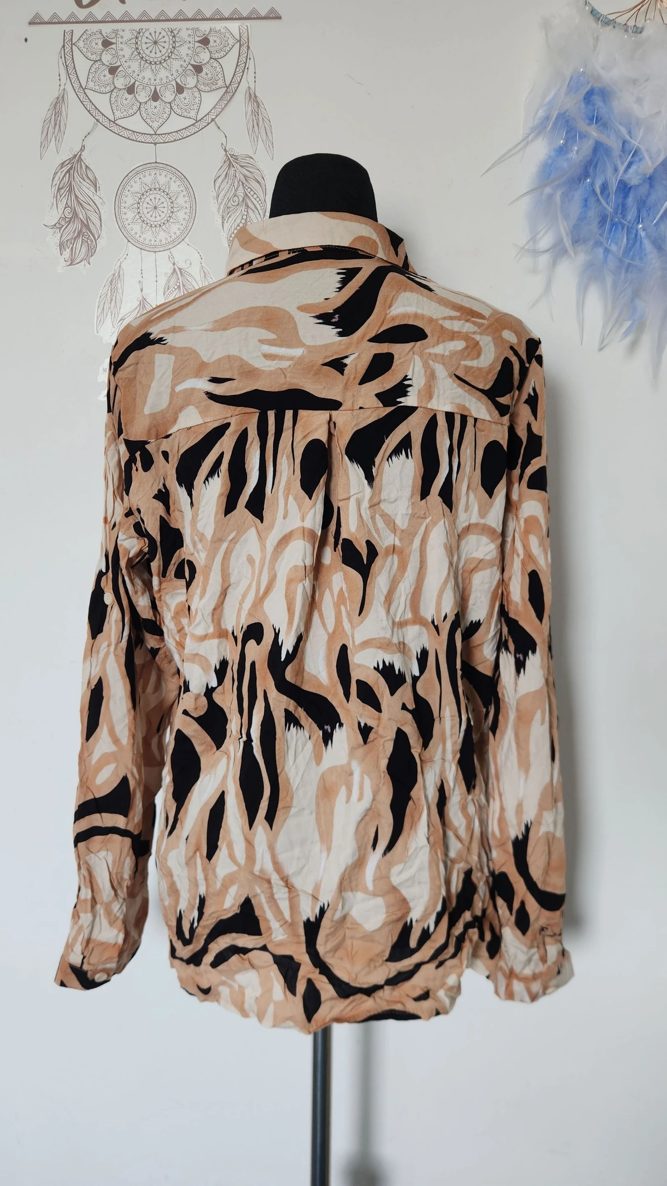 Vloeiend overhemd met bohemien chique print ●Maat L●🌸 Nieuw met label – photo 6